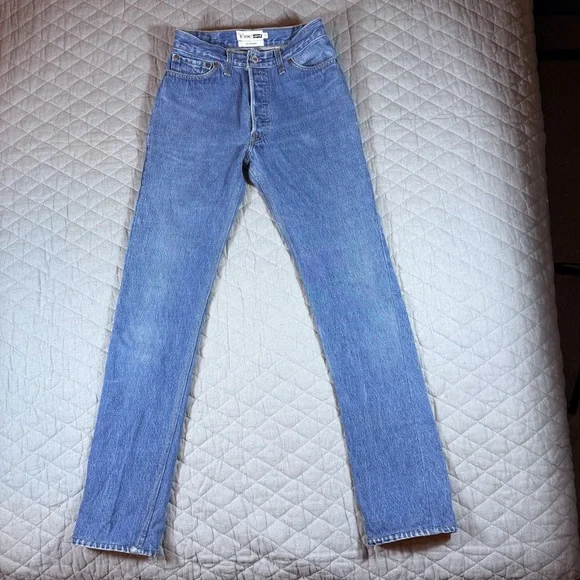 RE/DONE The CRAWFORD Straight Leg Women’s Jeans Classic Blue size 24 - Picture 4 of 15
